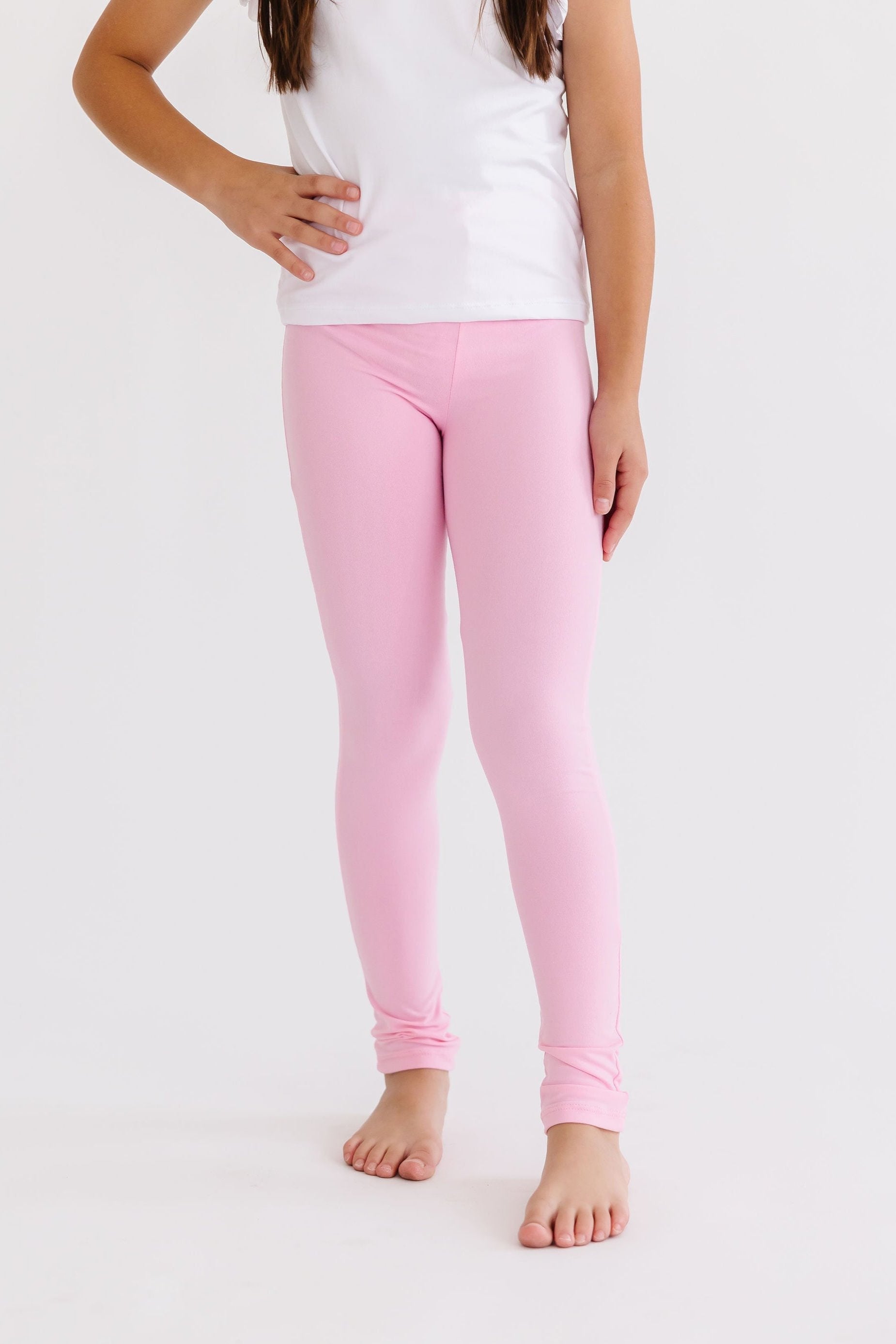Kids Bubblegum Pink Leggings