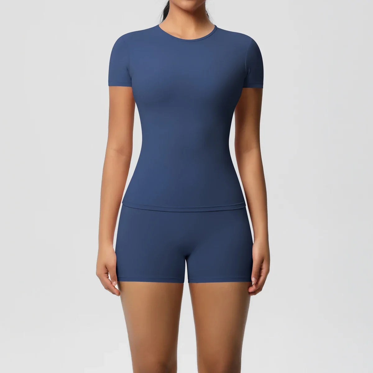 Women's 2PC Quick-Dry Gym Leggings & Top Set