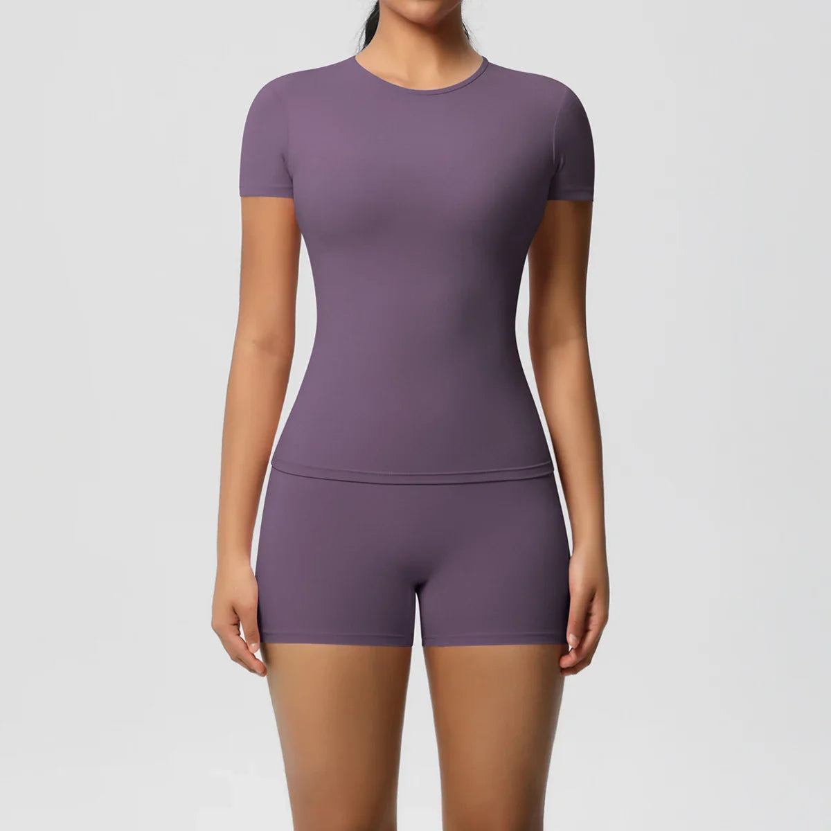 Women's 2PC Quick-Dry Gym Leggings & Top Set