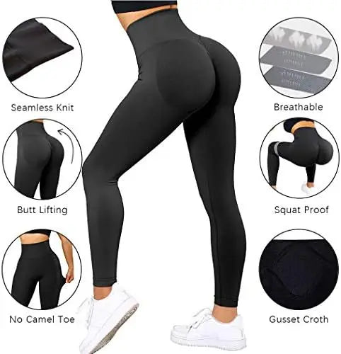 Women's Seamless High Waisted Gym Leggings
