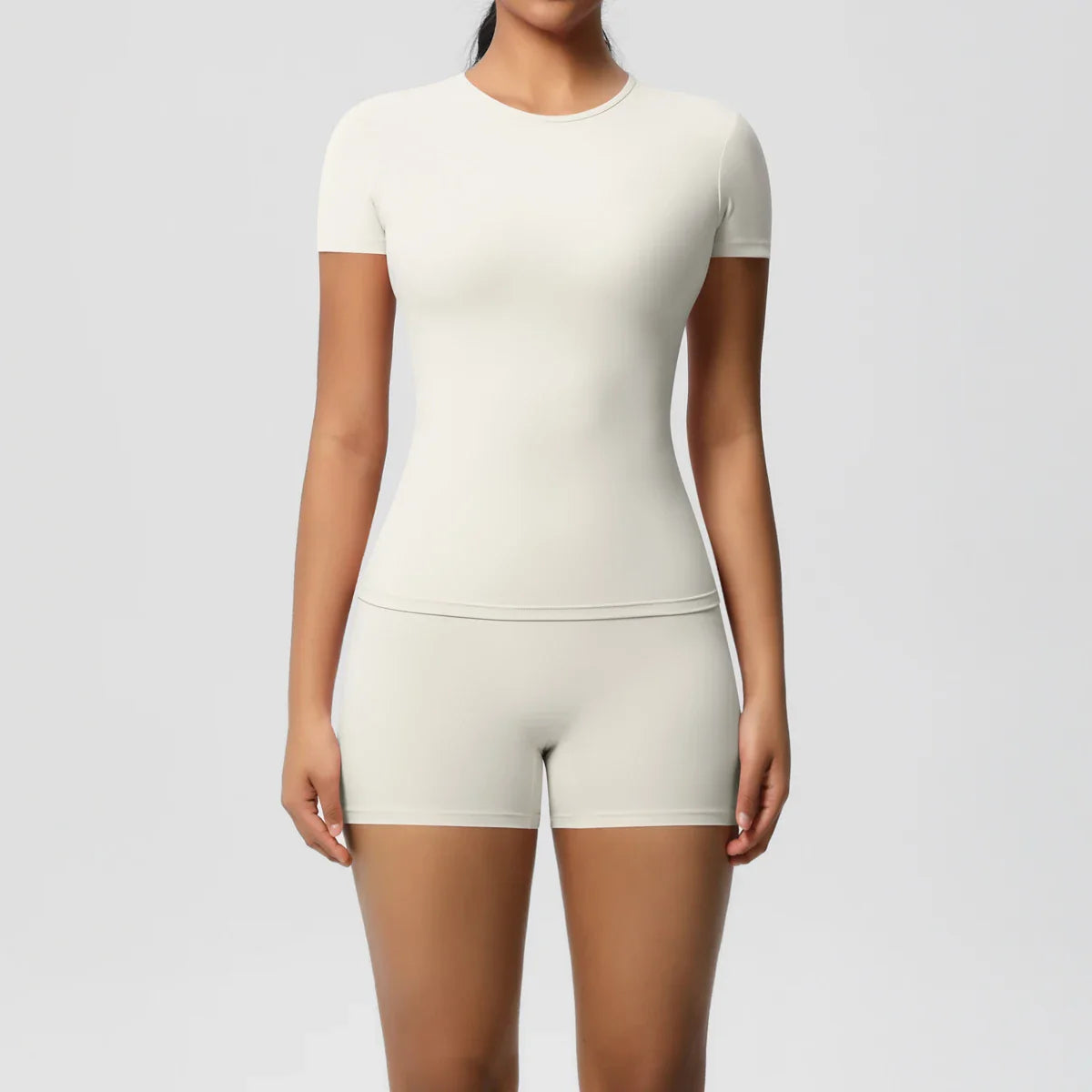 Women's 2PC Quick-Dry Gym Leggings & Top Set
