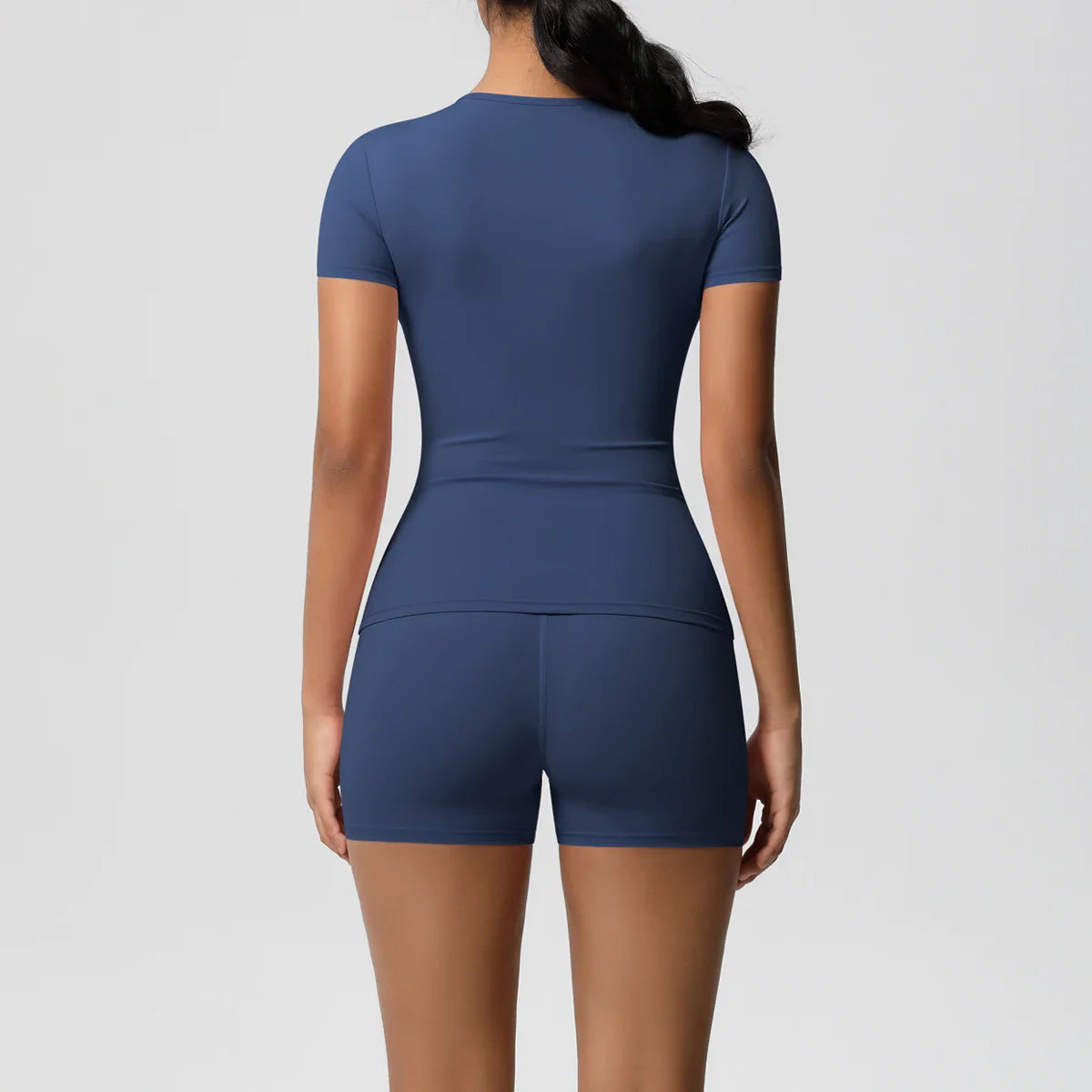Women's 2PC Quick-Dry Gym Leggings & Top Set