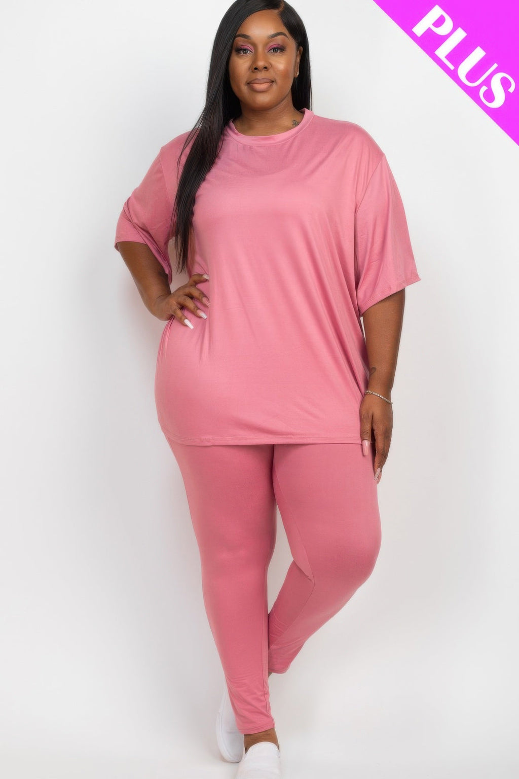 Oversized T-shirt & Leggings Set