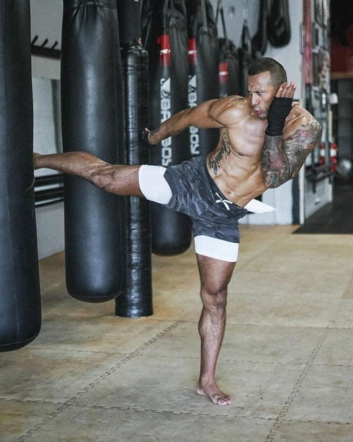 Camo Running Shorts Men Gym Sports Shorts 2 In 1 Quick Dry Workout Training Gym Fitness Jogging Short Pants Summer Men Shorts  Men's Running Gym Shorts Breathable with Pockets Quick Dry Sportswear