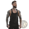 Men's Go Hard Racerback Athletic Tank Top