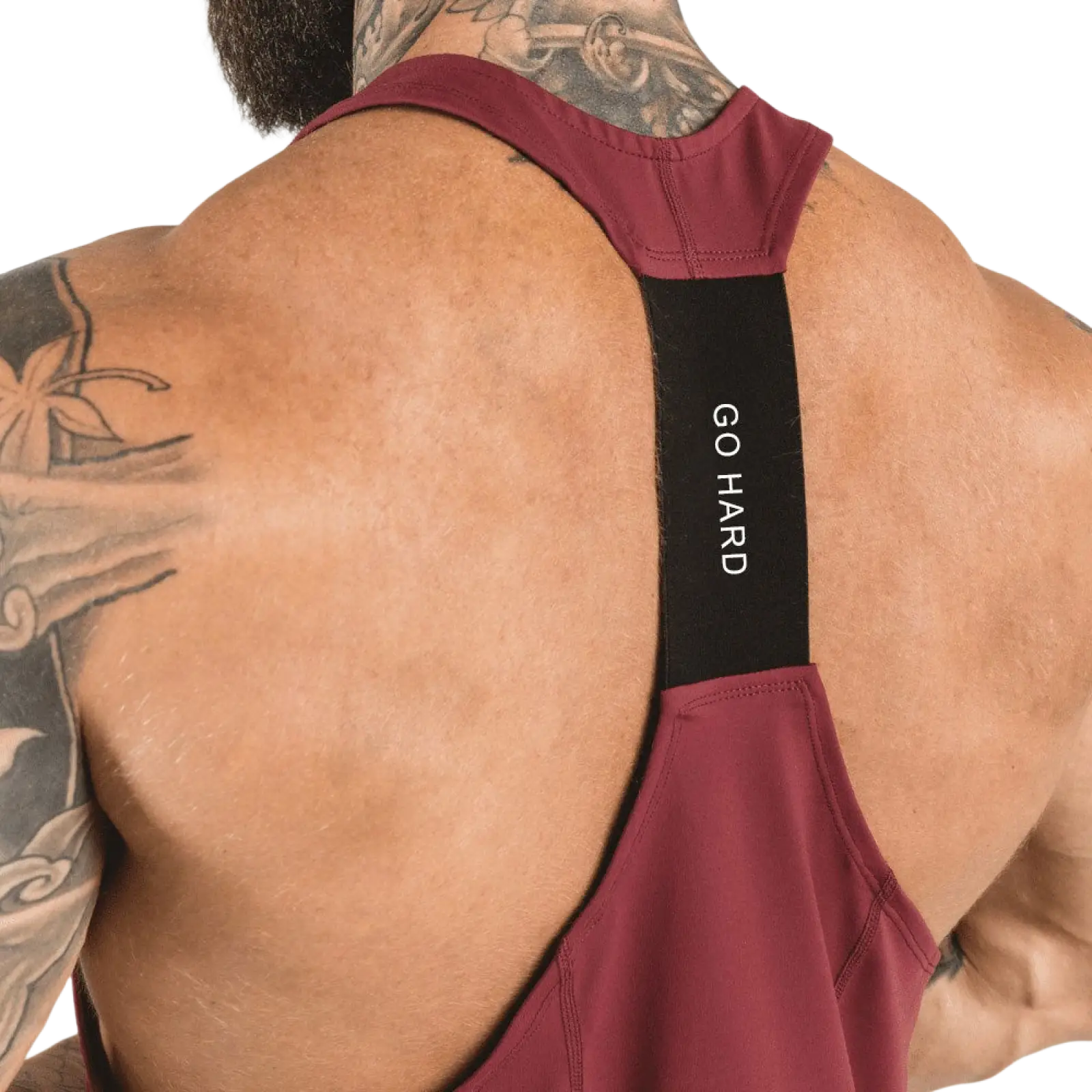 Men's Go Hard Racerback Athletic Tank Top