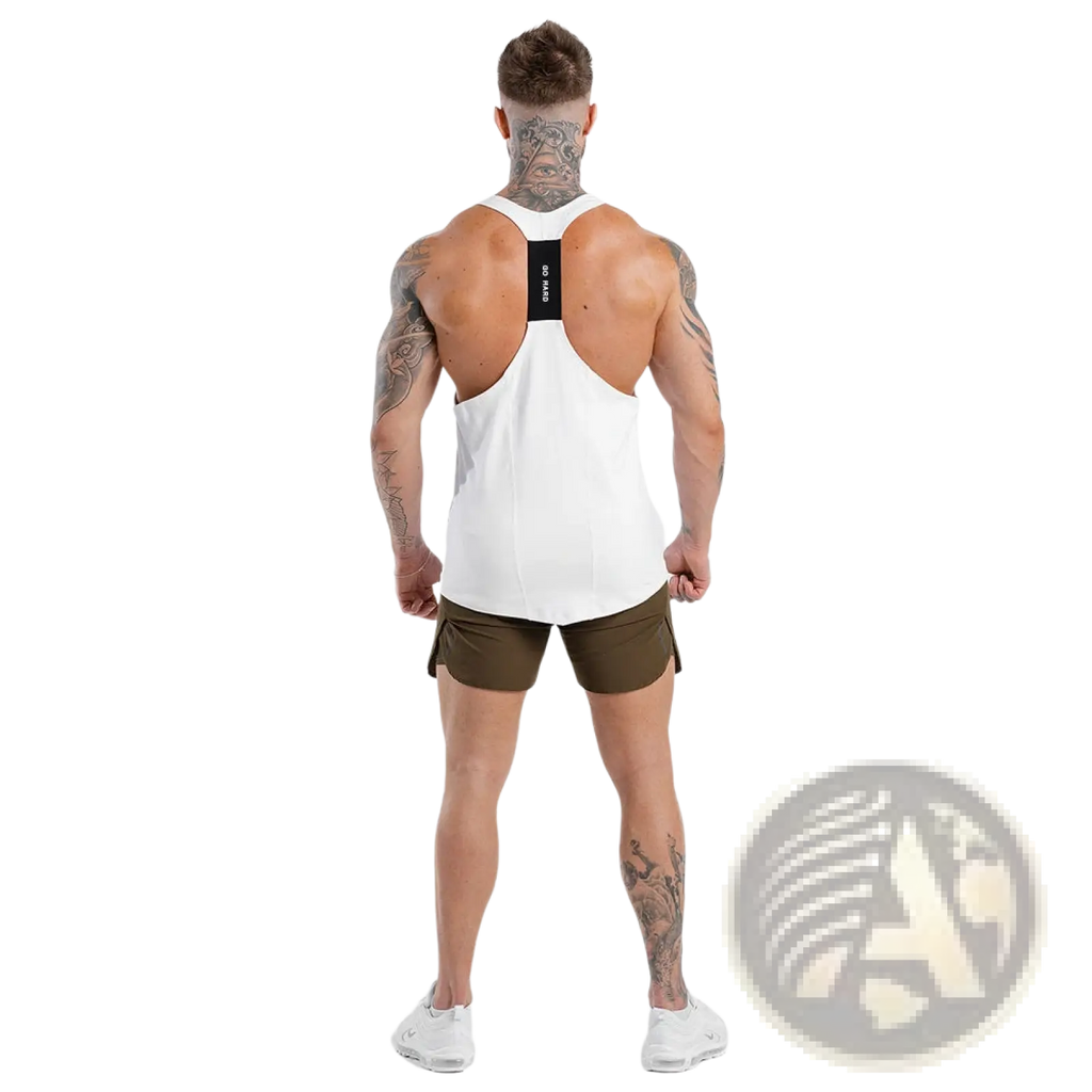 Men's Go Hard Racerback Athletic Tank Top