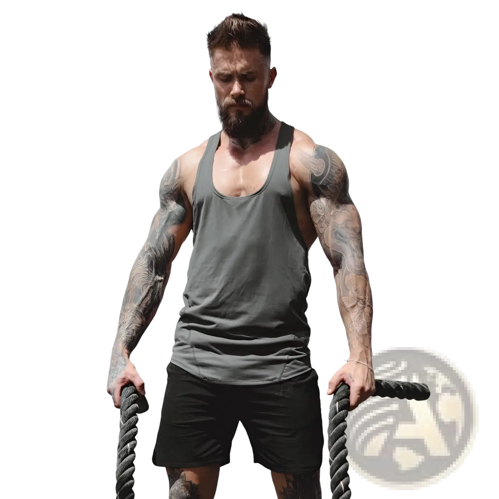 Men's Go Hard Racerback Athletic Tank Top