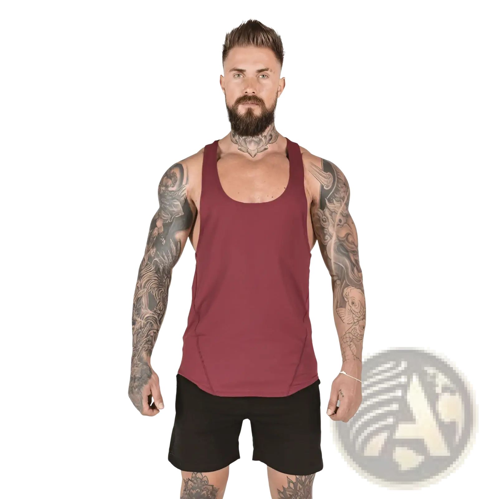 Men's Go Hard Racerback Athletic Tank Top