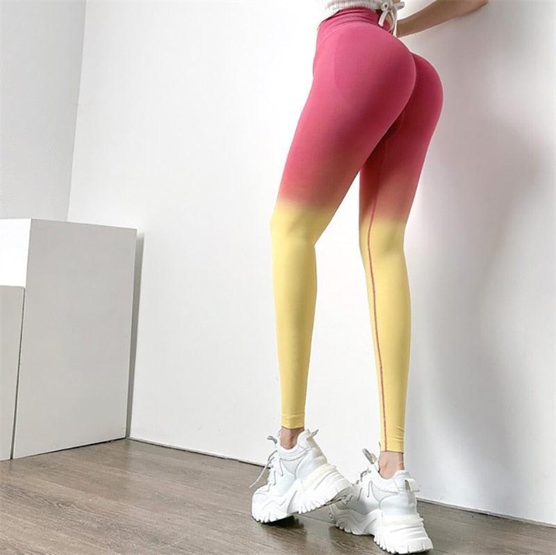 Modern Lift Skinny Sports Leggings Jogging High Waist Gym Workout Bright Colors Pants