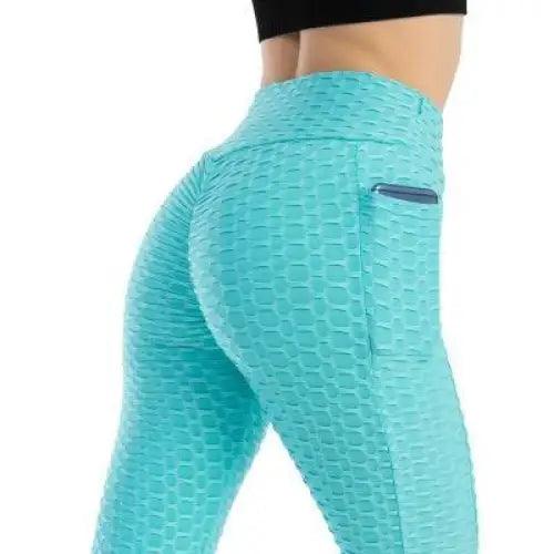 Women's Fitness Pocket Push Up Leggings Workout High Waist For Running Gym