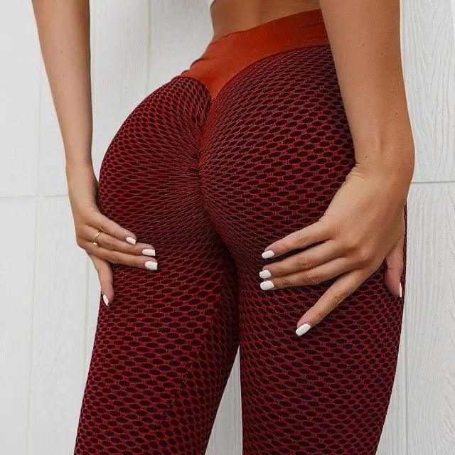 Sport Women Fitness Tight High Waist Push Up Breathable Leggings Fitness Gym Yoga