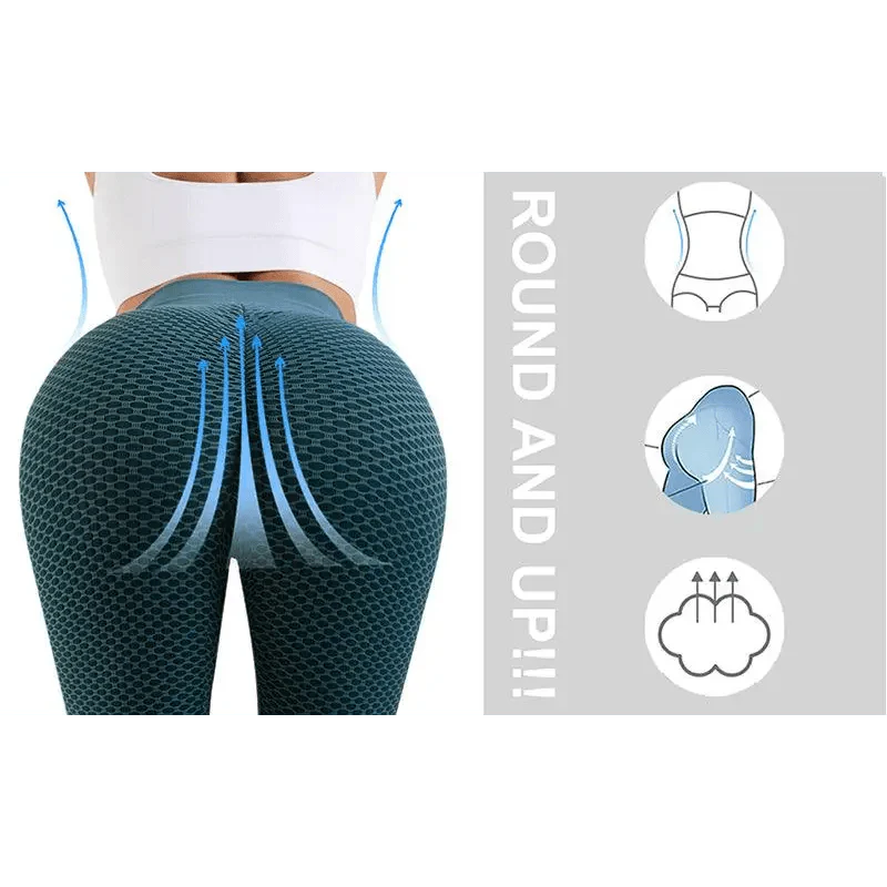 Sport Women Fitness Tight High Waist Push Up Breathable Leggings Fitness Gym Yoga