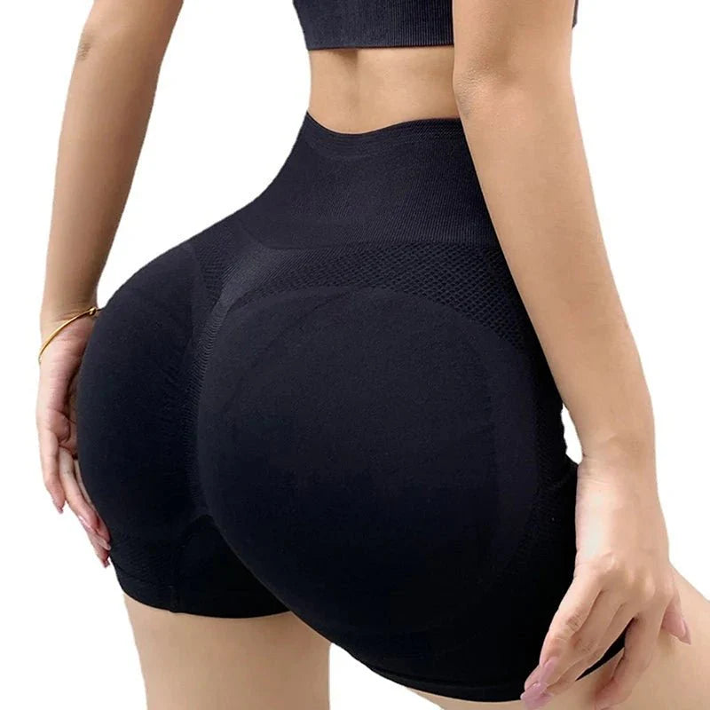 Women's High Waist Sports Shorts | Quick-Dry Gym and Yoga Leggings